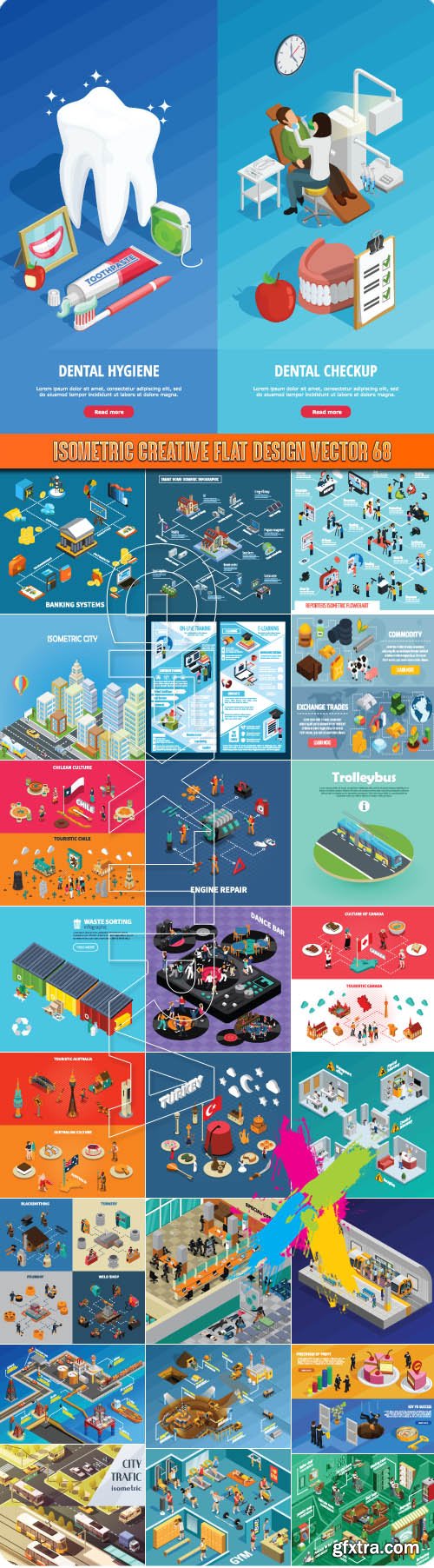 Isometric creative flat design vector 68