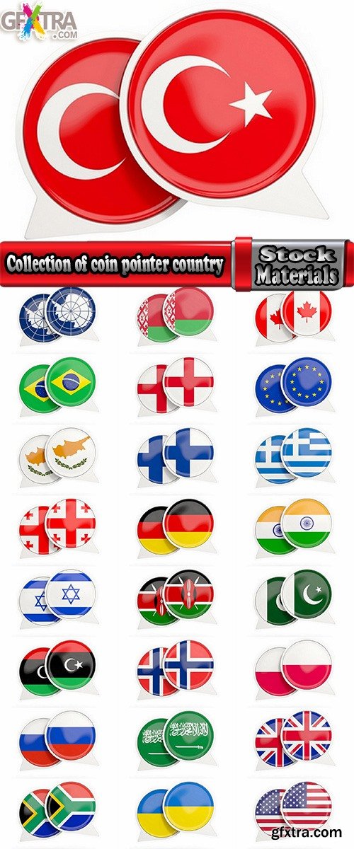 Collection of coin pointer country state 25 HQ Jpeg