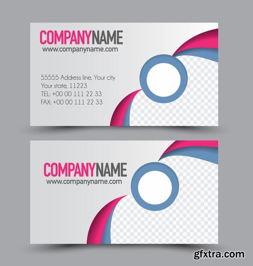 Collection gift certificate business card banner flyer calling card poster 21-25 EPS