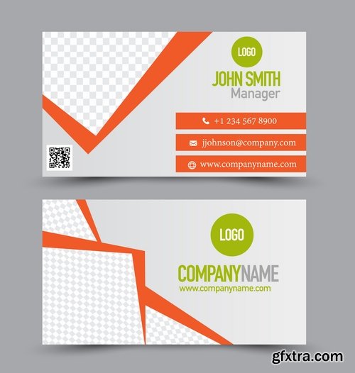 Collection gift certificate business card banner flyer calling card poster 21-25 EPS