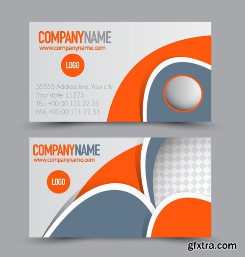 Collection gift certificate business card banner flyer calling card poster 21-25 EPS