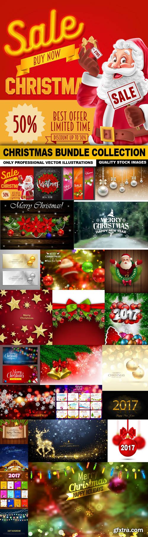 Christmas Bundle Collection - 25 Vector