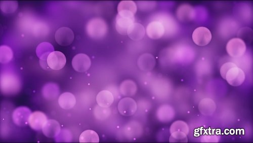 Purple background with bubbles