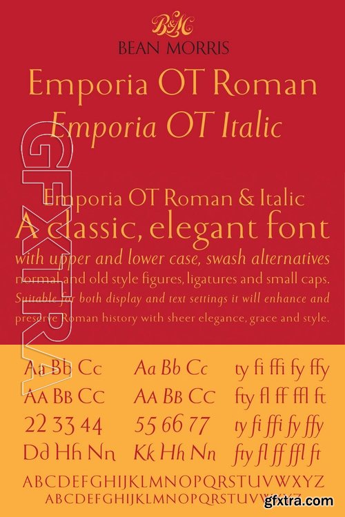 Emporia OT - Both fonts: $70.00