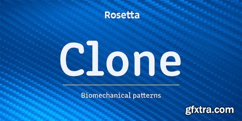 Clone Font Family - 16 Fonts