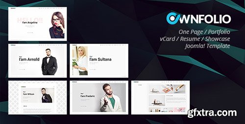 ThemeForest - OwnFolio v1.0.0 - One Page Personal Portfolio / vCard / Resume / Showcase Joomla Template - 18617052