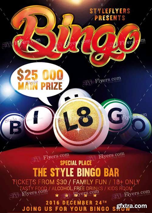 Bingo PSD V3 Flyer Template