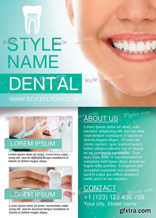 Dental PSD V11 Flyer Template