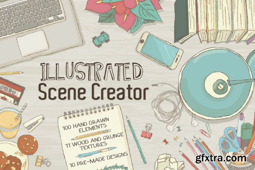 CreativeMarket Illustrated Scene Creator 1024807