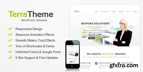 ThemeForest - Terra v2.1 - Responsive Multi-Purpose WordPress Templete - 4396320