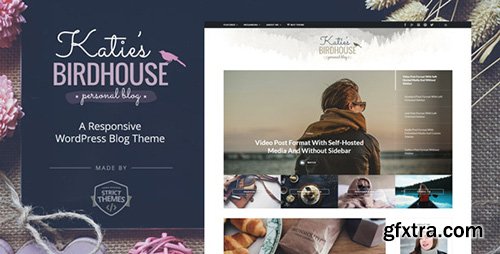 ThemeForest - BirdHouse v1.0.0 - A Responsive WordPress Blog Theme - 16617936