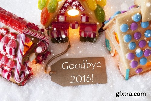 Collection of New Year illustration Christmas decoration sweet dish meal 25 HQ Jpeg