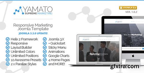 ThemeForest - Yamato v1.0 - Responsive Marketing Joomla Template - 7459992