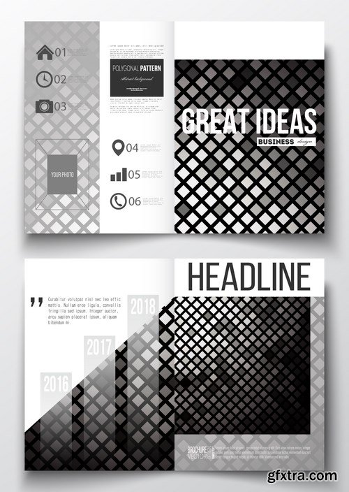 Cover design template, magazine, flyer, booklet or annual report - 26xEPS Vector Stock