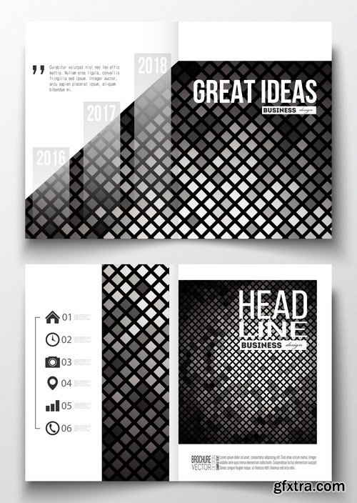 Cover design template, magazine, flyer, booklet or annual report - 26xEPS Vector Stock