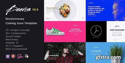 ThemeForest - Beavis v2.0 - Next Level Multi-Concept HTML5 Coming Soon Template - 15322511