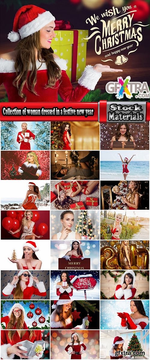 Collection of woman dressed in a festive new year christmas holiday Snow Maiden 25 HQ Jpeg