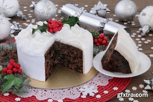 Collection of Christmas cake pie cupcake sweet celebration 25 HQ Jpeg