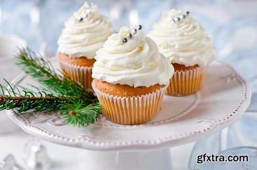 Collection of Christmas cake pie cupcake sweet celebration 25 HQ Jpeg