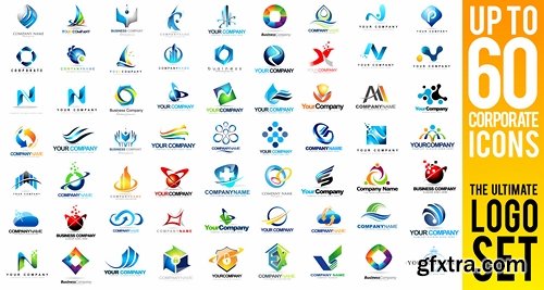 Collection logo icon web design element site 26-25 EPS