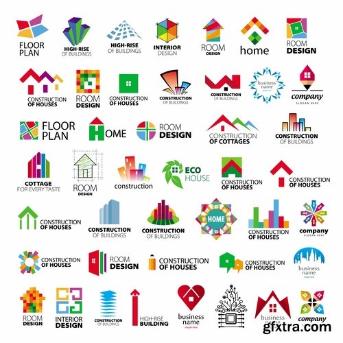 Collection logo icon web design element site 26-25 EPS