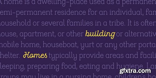 Hogar Slab Font Family - 16 Fonts