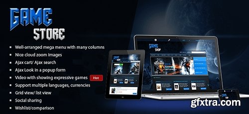 CMSMart - Game Store v2.0.0 - Magento Theme