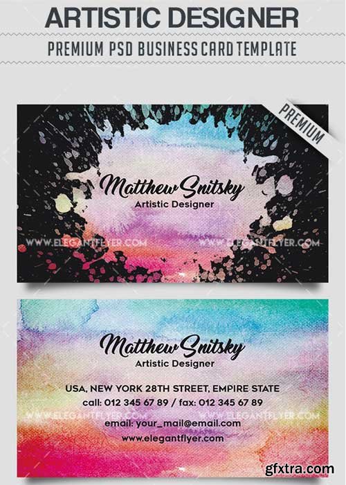 Artistic Designer V2 Business Card Templates PSD