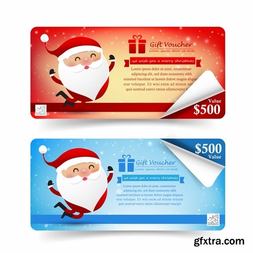 Collection of New Year banner Christmas flyer sticker label discount sale 24 EPS