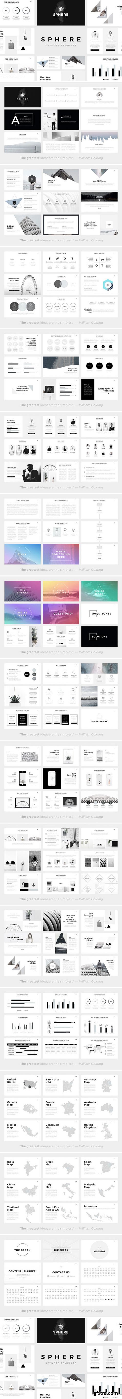 CM - Sphere Minimal Keynote Template 1023606