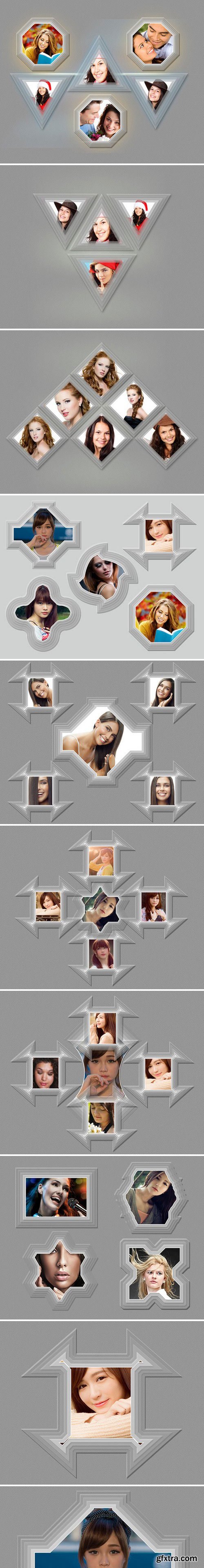 CM - Photo Frame Template(20 in 02 PSD) 1019521