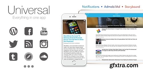 CodeCanyon - Universal for IOS v2.2 - Full Multi-Purpose IOS app - 11941410