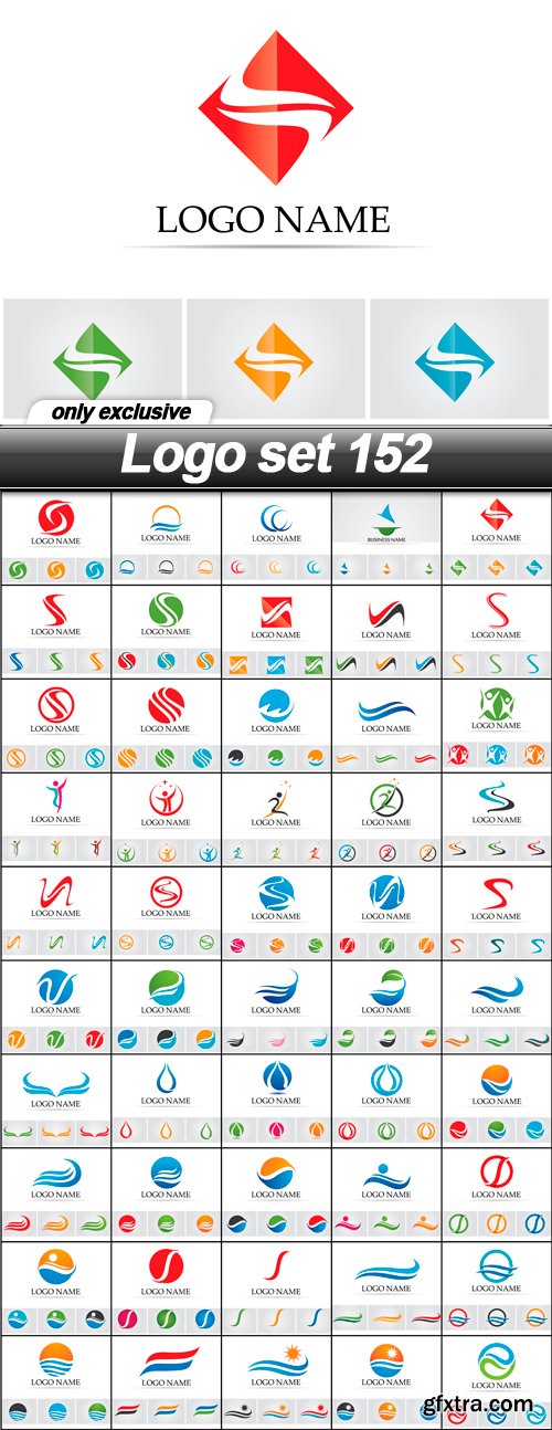 Logo set 152 - 50 EPS