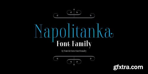 Napolitanka Font Family - 3 Fonts