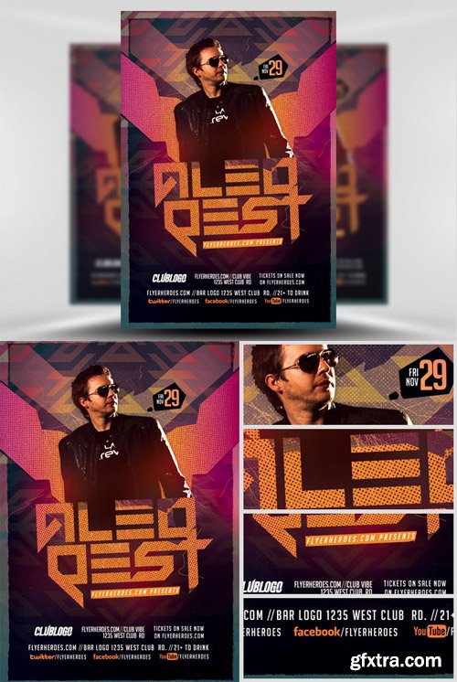 Guest DJ Flyer Template