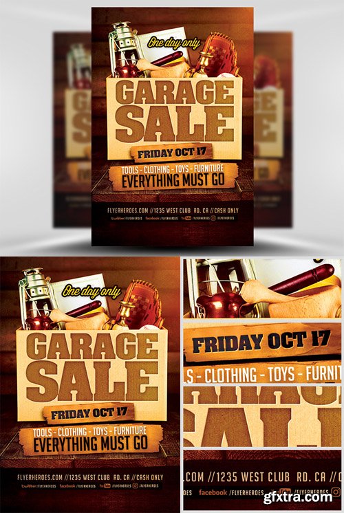 Garage Sale Flyer Template