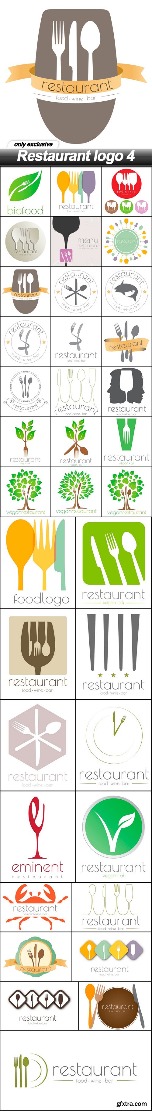 Restaurant logo 4 - 36 EPS