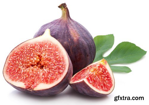 Juicy pomegranates, avacados, watermelon and figs - 20xUHQ JPEG Photo Stock