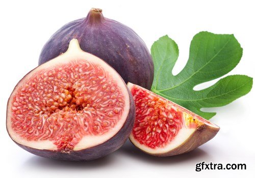 Juicy pomegranates, avacados, watermelon and figs - 20xUHQ JPEG Photo Stock