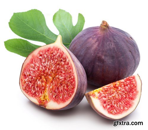 Juicy pomegranates, avacados, watermelon and figs - 20xUHQ JPEG Photo Stock