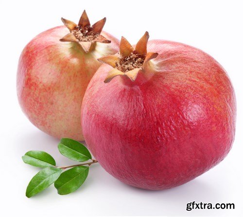 Juicy pomegranates, avacados, watermelon and figs - 20xUHQ JPEG Photo Stock