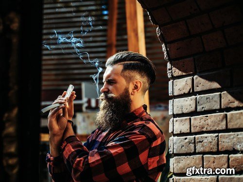 Man with Beard, Brutal Style, Hipster 2 - 26xUHQ JPEG Photo Stock