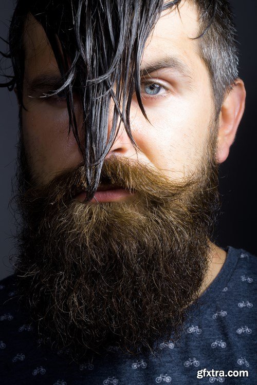 Man with Beard, Brutal Style, Hipster 2 - 26xUHQ JPEG Photo Stock