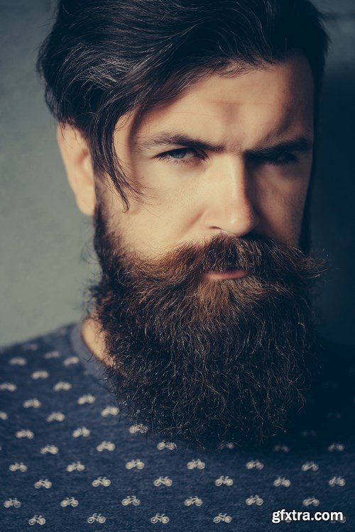 Man with Beard, Brutal Style, Hipster 2 - 26xUHQ JPEG Photo Stock