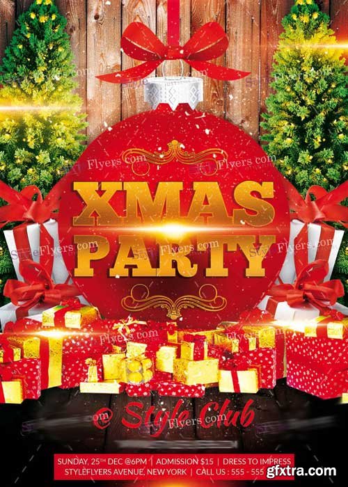 Xmas Party PSD V11 Flyer Template