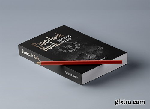 Paperback PSD Book Mockup Vol 3