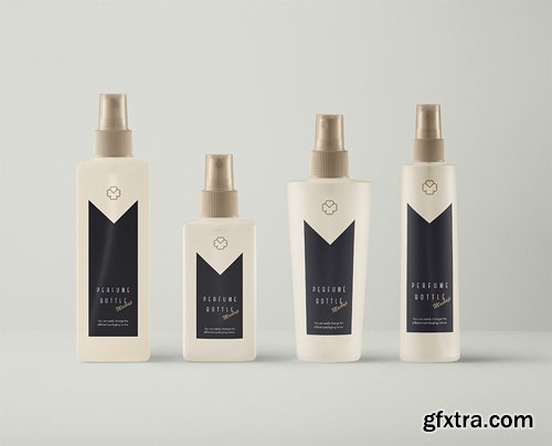 Spray PSD Perfume Bottle Mockup