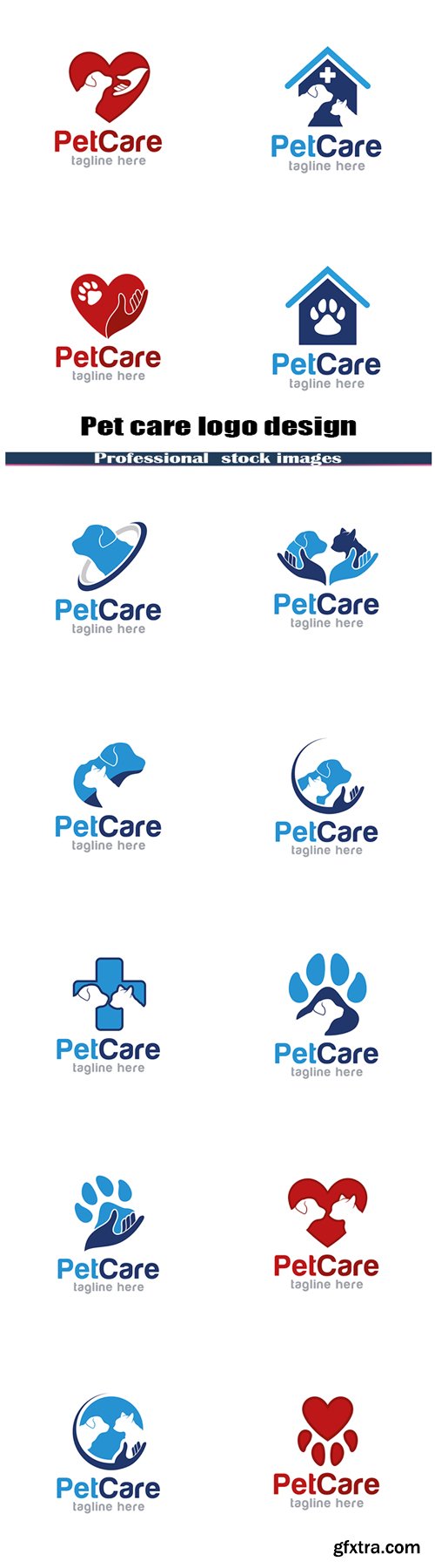 Pet care logo design