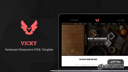 ThemeForest - Vicky - Responsive HTML Template (Update: 22 December 15) - 13411602