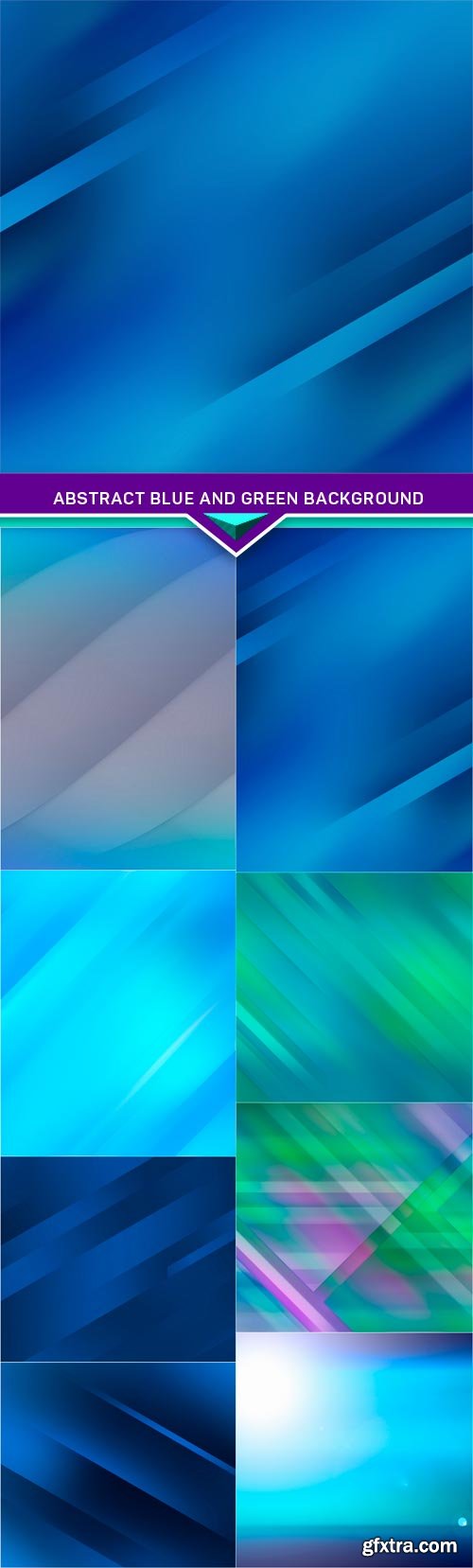 Abstract blue and green background 8X JPEG